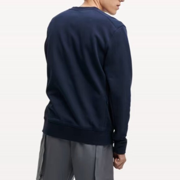 On Running Men’s Crew Neck Sweatshirt Navy - Picture 9 of 11
